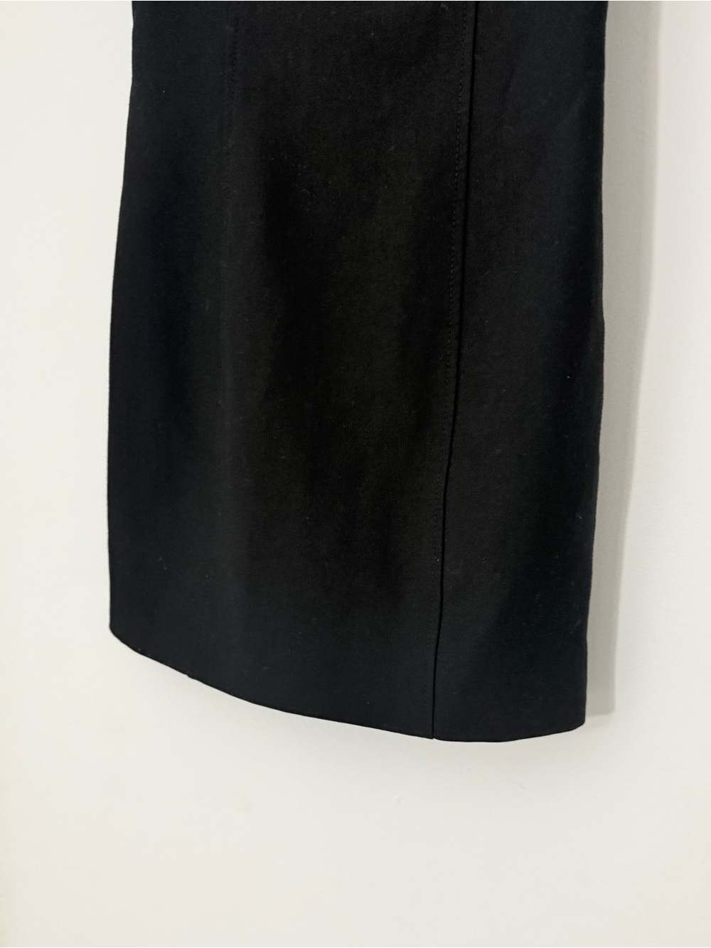 Cinq a Sept Black Havana Mini Dress Puff Sleeve Sz 0 Minimalist Classic Luxury - Picture 7 of 8